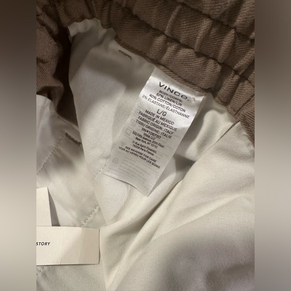 VINCE LINEN SLACKS - Picture 3 of 7